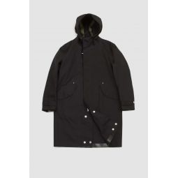 Granish Hooded Coat - Black