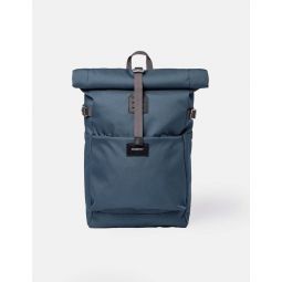 Ilon Recycled Poly Rolltop Backpack - Steel Blue