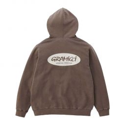 Freedom Oval Hooded Sweatshirt - Brown Pigment