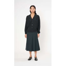 Relaxed Twisted Cardigan - Anthracite