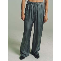 Cupro Long Lining Trousers - Grey