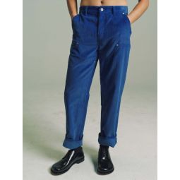 Corduroy Workwear Trousers - Royal Blue