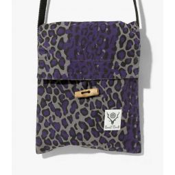 String Cotton Cloth Printed Bag - Leopard