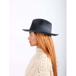Boncia Lapin Velour Hat in Antracite by Reinhard Plank