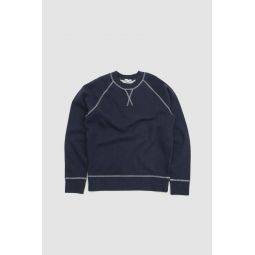 Fleeceback Sweatshirt - Blue Navy Melange