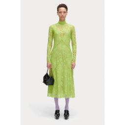 Demil Dress - Lime Slip Lace