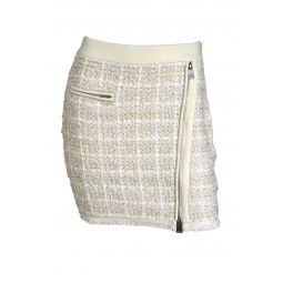 Oria Mini Skirt - White Multi
