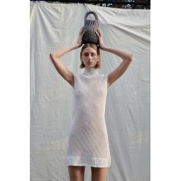 Net Mini Dress - Ivory