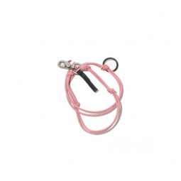 LADON LEATHER KEYCHAIN - PINK