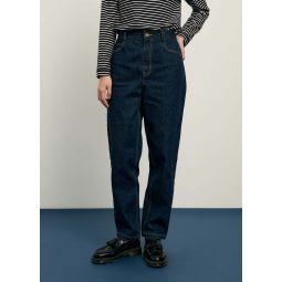 Tapered Jeans - Navy