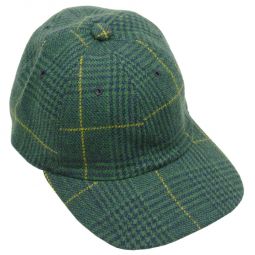 cableami Wool Classic Check B.B. Cap - Green