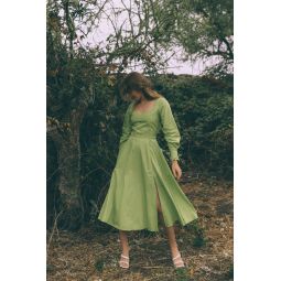 Siz Springy Dress - Lime Green