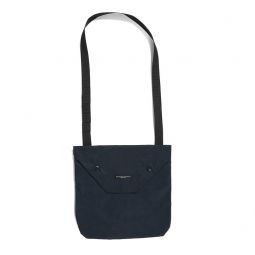 PC Coated Cloth Shoulder Pouch - Dark Navy