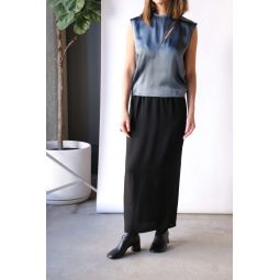 Elastic Waist Skirt - Black