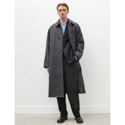Mens Installation Coat - Recycled Wool Grey