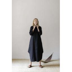 Mandu Long Sleeve Dress - Black