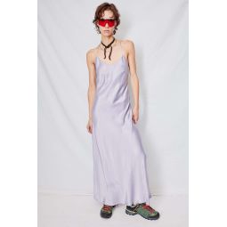 Cupro Bias Strap Dress - Lavender
