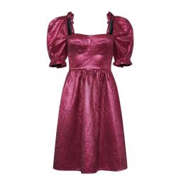Rachel-D Mini Dress - Metallic Pink