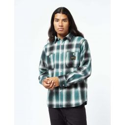Plaid Flannel Shirt - Pine Green