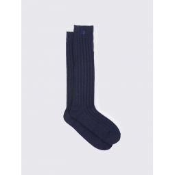 Winter Ribbed Socks - Sky Captain
