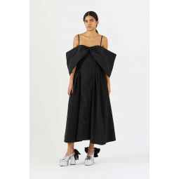Dora Taffeta Dress - Black