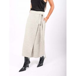 Double Knit Apron Skirt in Carrara by Lauren Manoogian