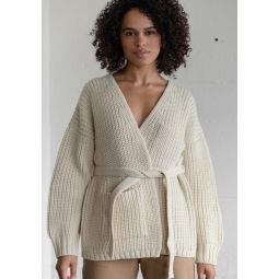 Sweater Coat - Undyed Ivory