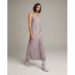 Double V Slip Dress - Light Lavender