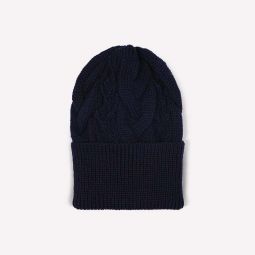 GiGi Knitwear Cable Hat - Navy Blue