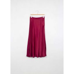 Viscose Skirt - Ruby Red