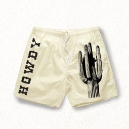 Desert Howdy Shorts - White