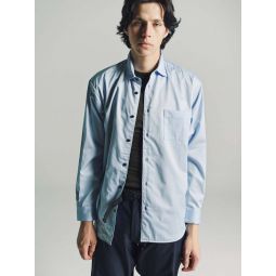 Clean Poplin Polartec Long Sleeve Shirt - Blue