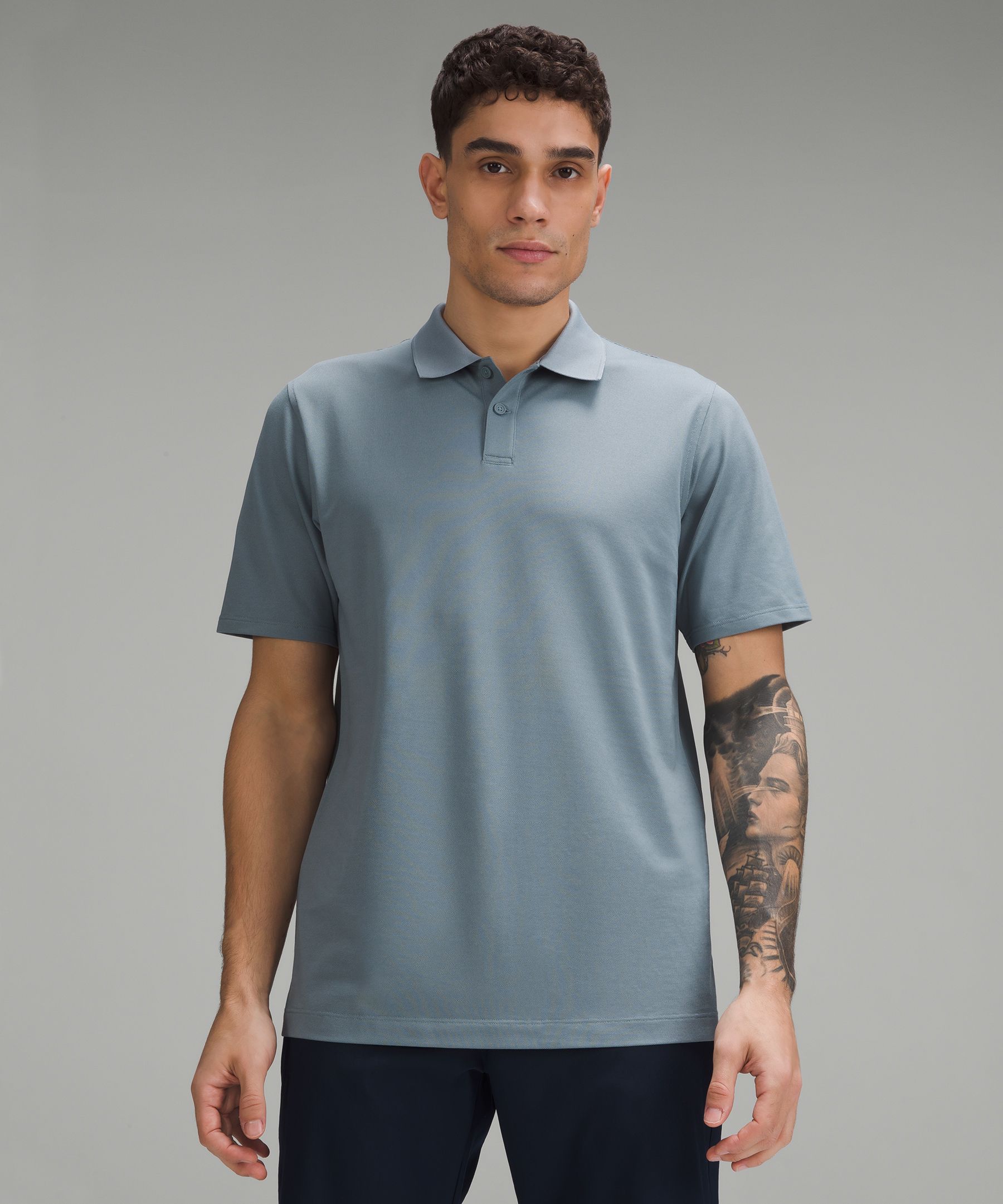 Classic-Fit Pique Short-Sleeve Polo Shirt