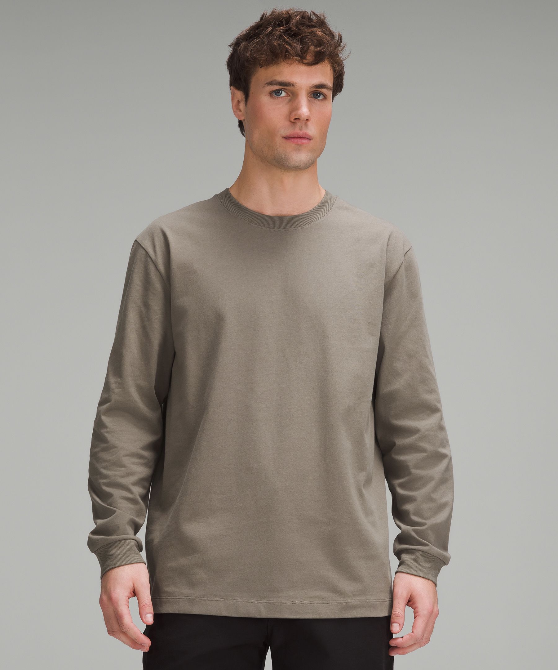 Heavyweight Cotton Jersey Long-Sleeve Shirt