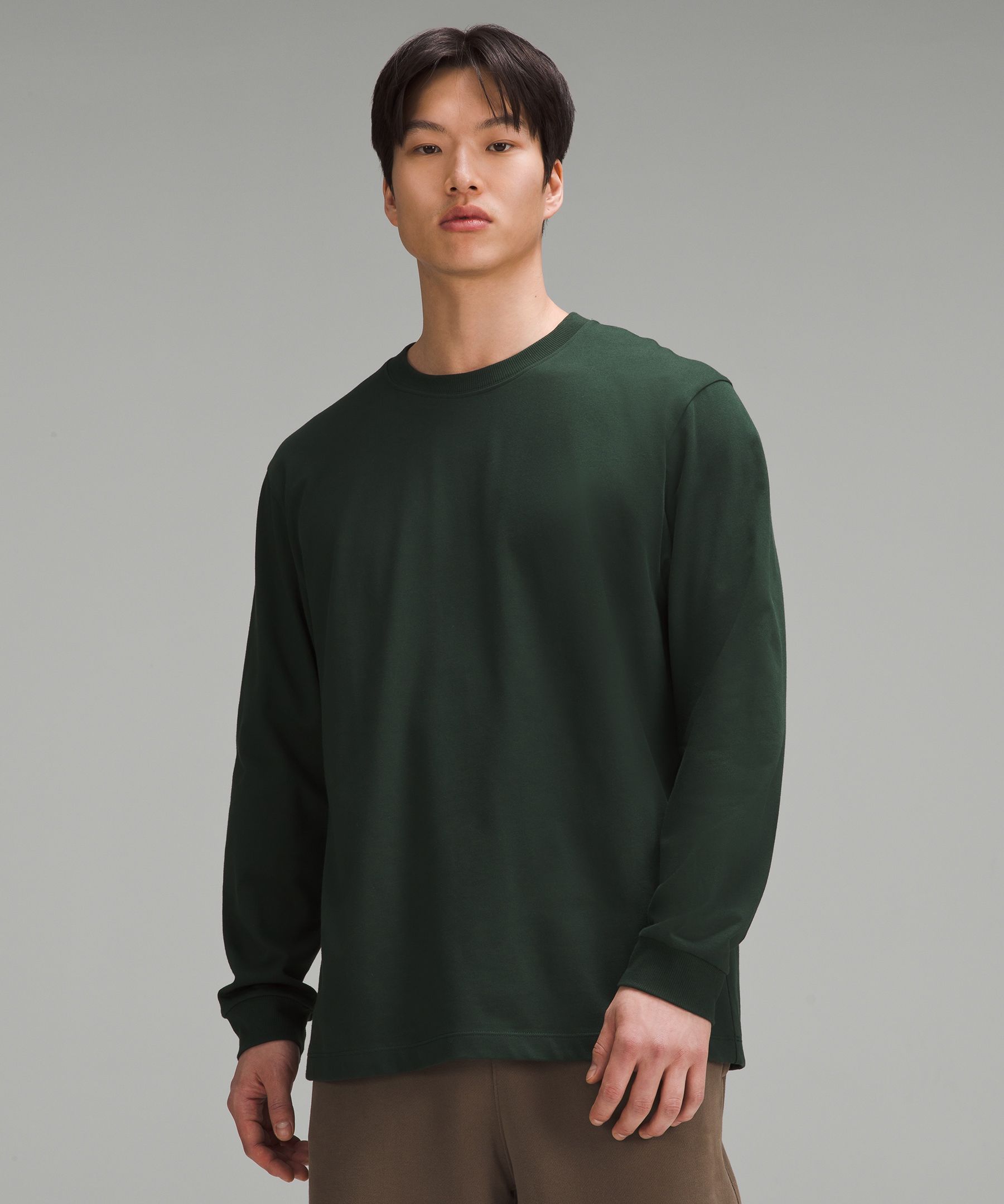 Heavyweight Cotton Jersey Long-Sleeve Shirt