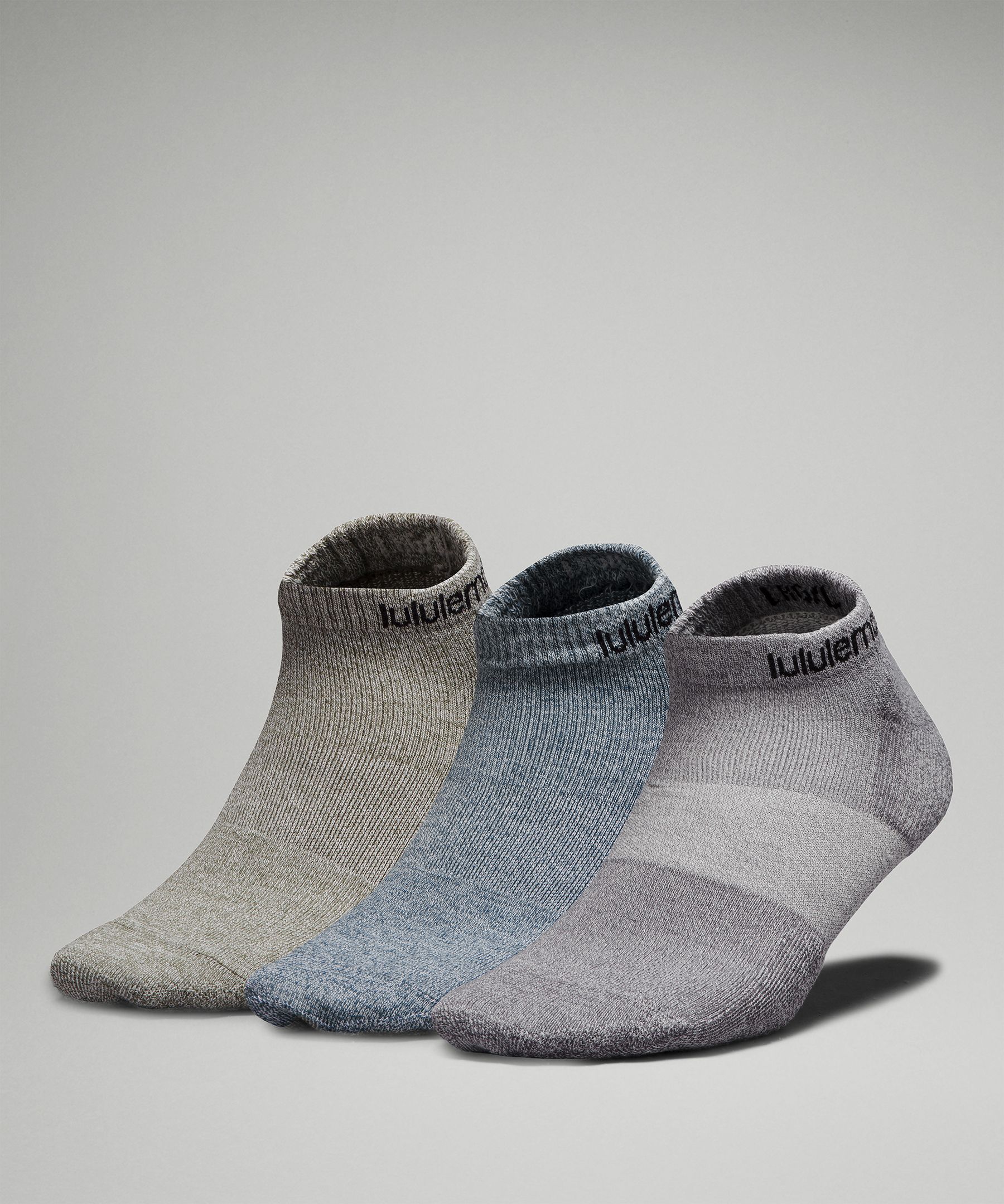 Mens Daily Stride Comfort Low-Ankle Socks *3 Pack