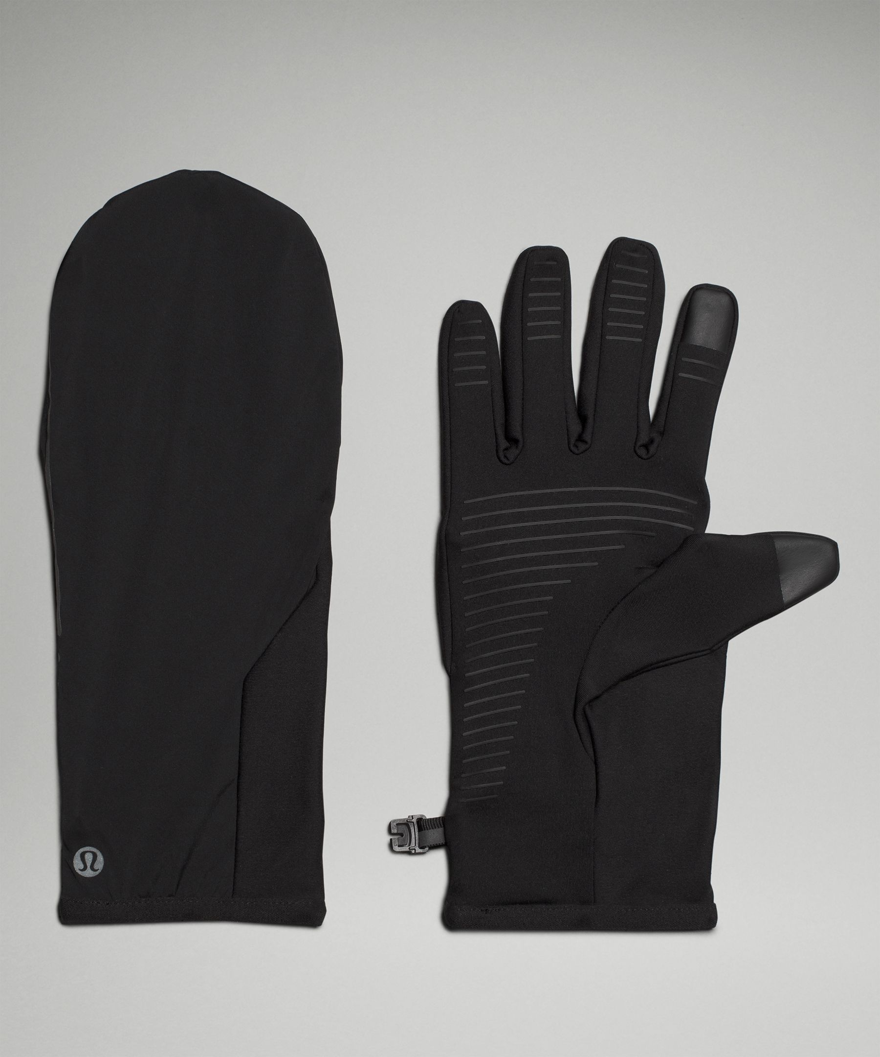 Mens Fast and Free Hooded Running Gloves