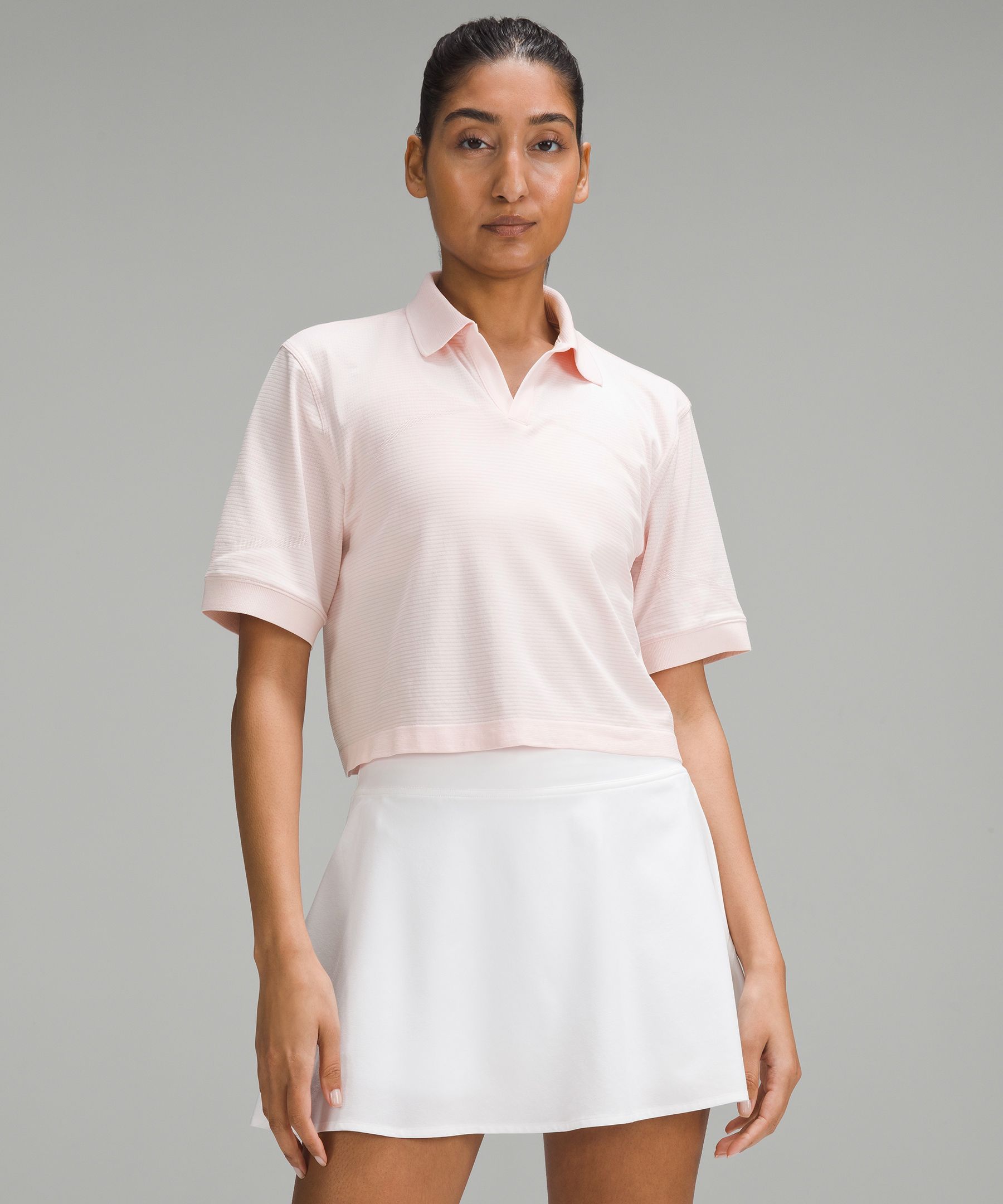 Swiftly Tech Relaxed-Fit Polo Shirt