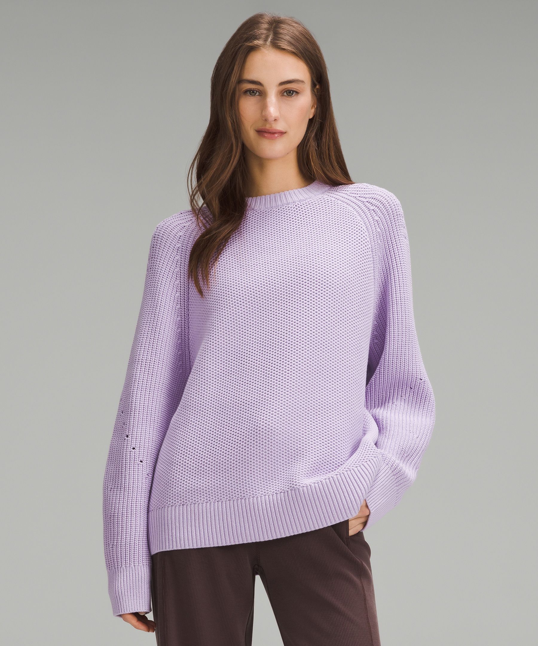 Honeycomb Crewneck Sweater
