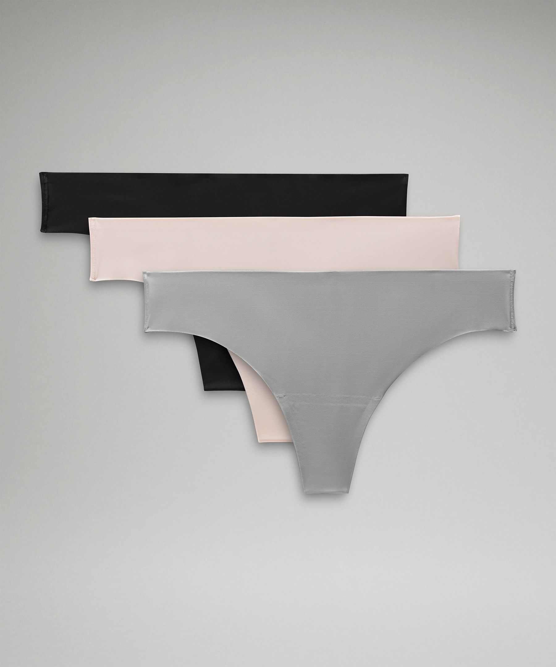 InvisiWear Mid-Rise Thong Underwear *3 Pack
