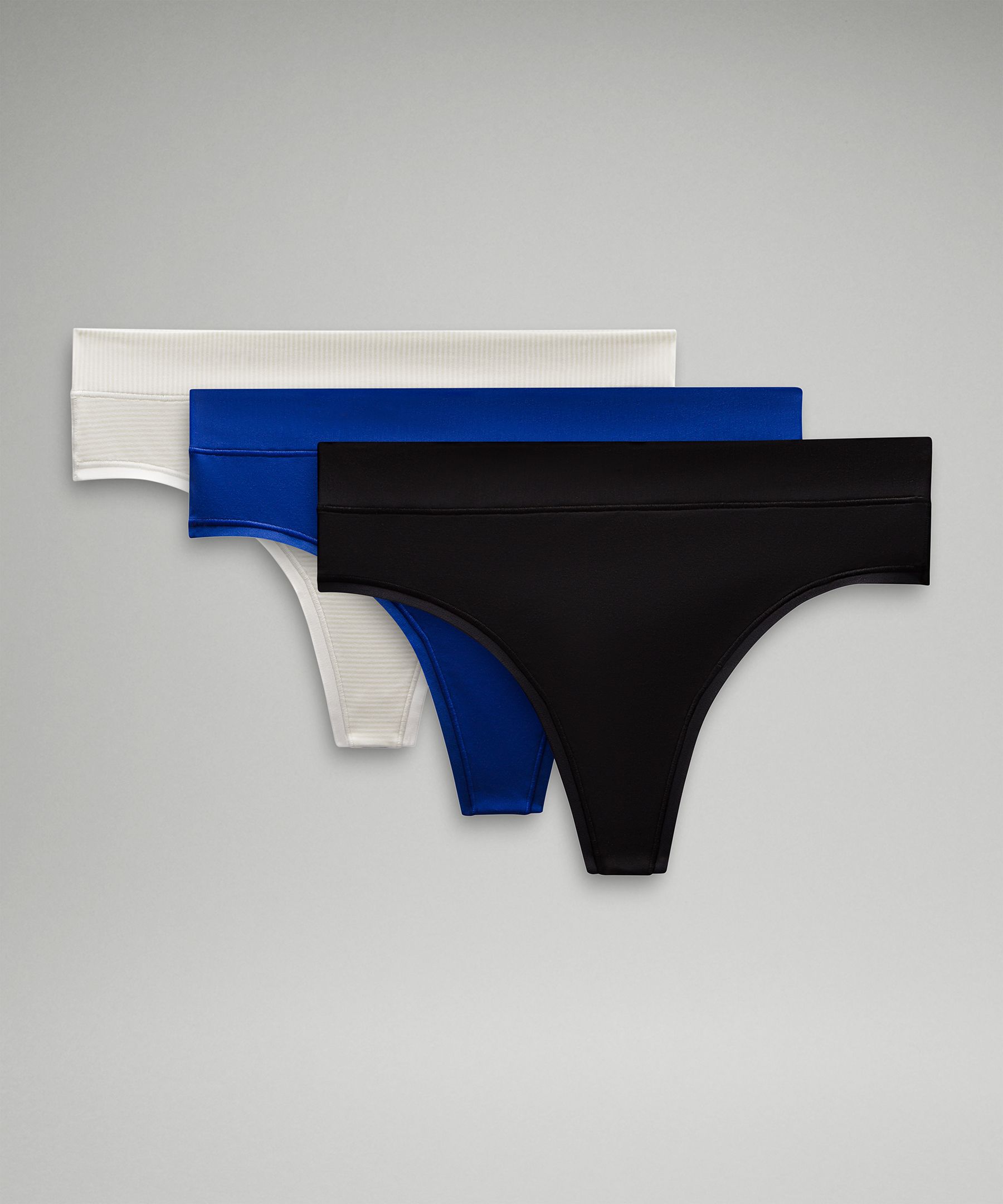 UnderEase High-Rise Thong Underwear *3 Pack