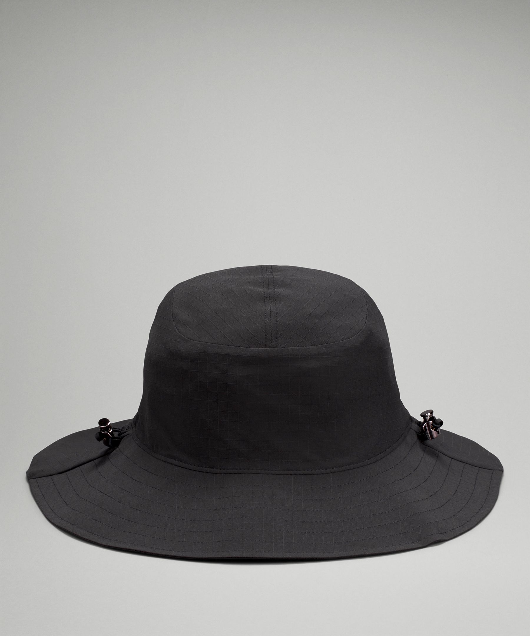 Womens Cinchable Wide Brim Bucket Hat