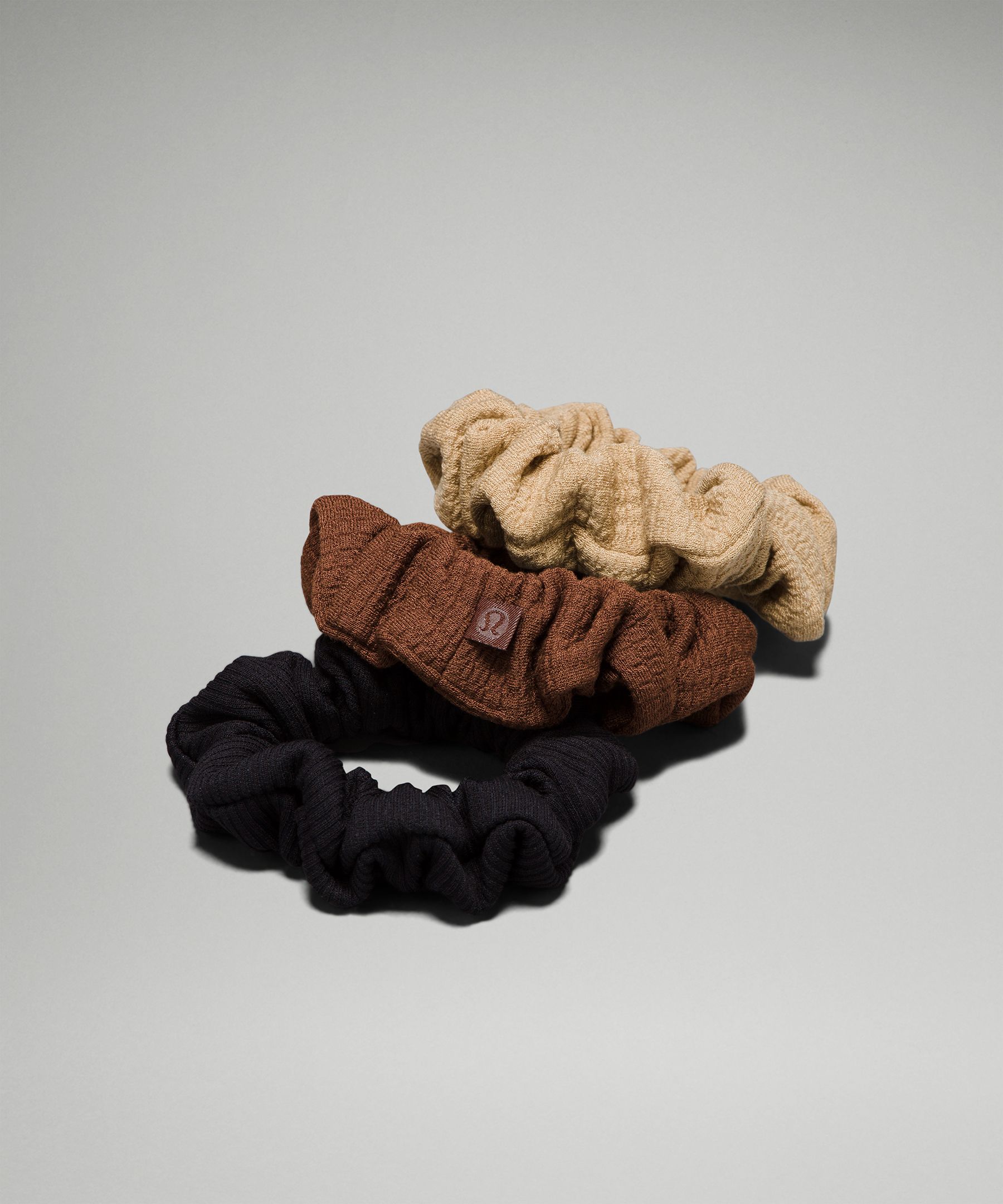Uplifting Scrunchies Textured *3 Pack