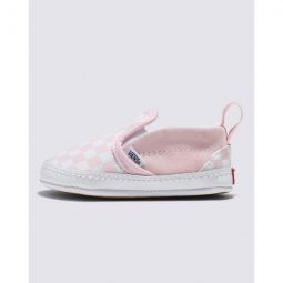 Infant Slip-On V Crib Checkerboard Shoe