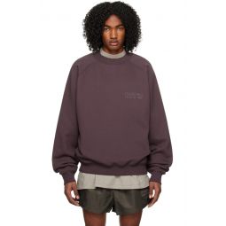 Purple Raglan Sweatshirt 231161M204005
