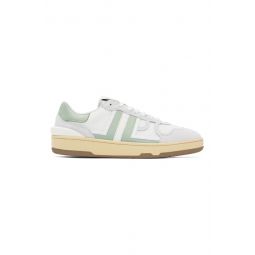 White   Green Clay Sneakers 231254M237011