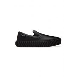 Black Curbies Slip On Sneakers 231254M237020