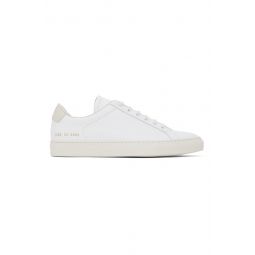 White Retro Sneakers 232133M237040