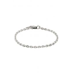Silver Cable Chain Bracelet 232153M142000