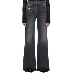Black Oversized Jeans 232278F069001